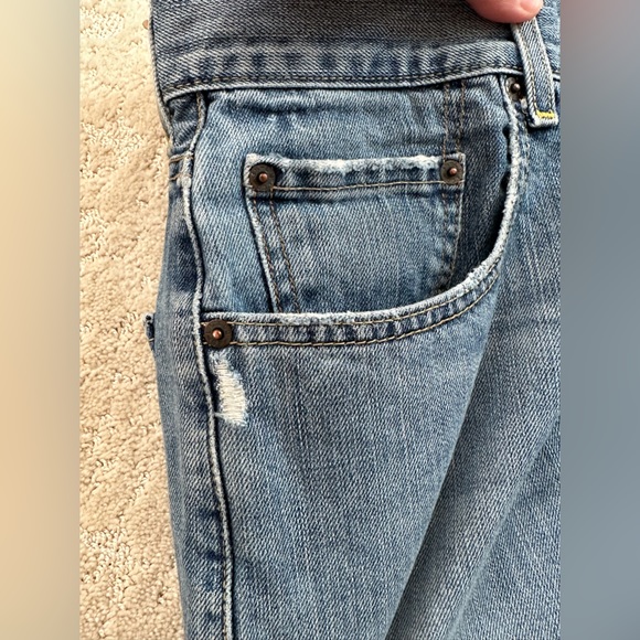 Vintage Levi’s Faded Baggy Bootcut Jeans Light Rigid Straight - Picture 10 of 13